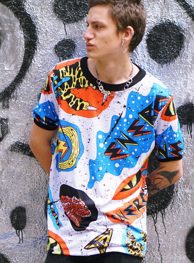 Polera Quantum Blanca