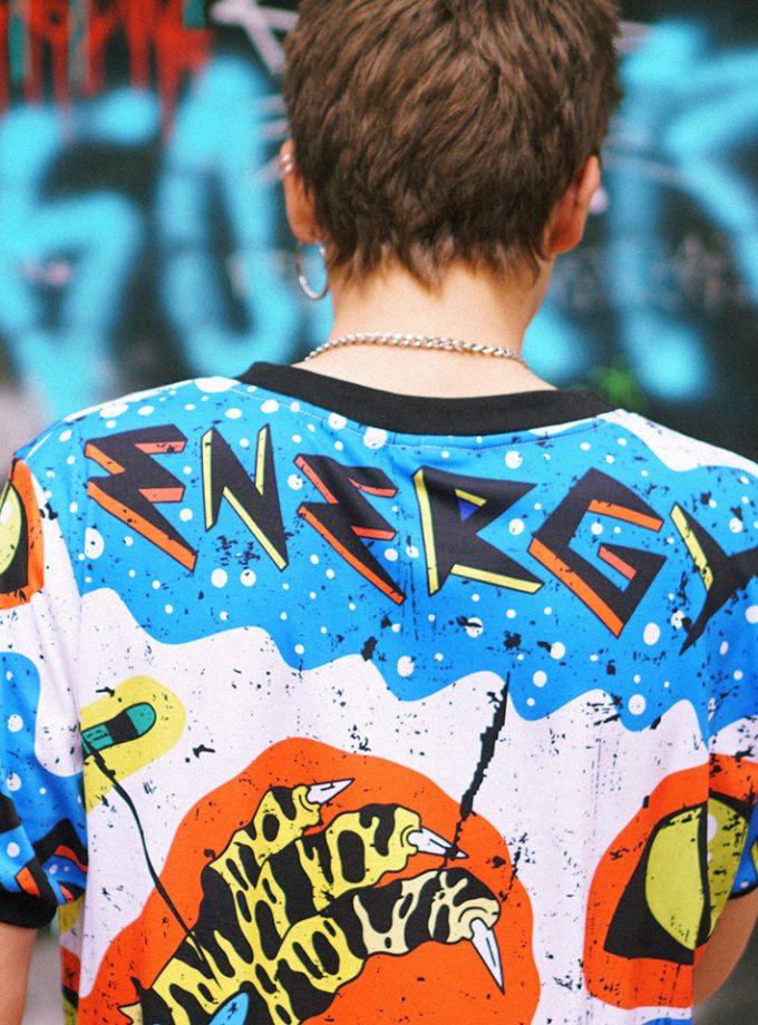 Polera Quantum Blanca