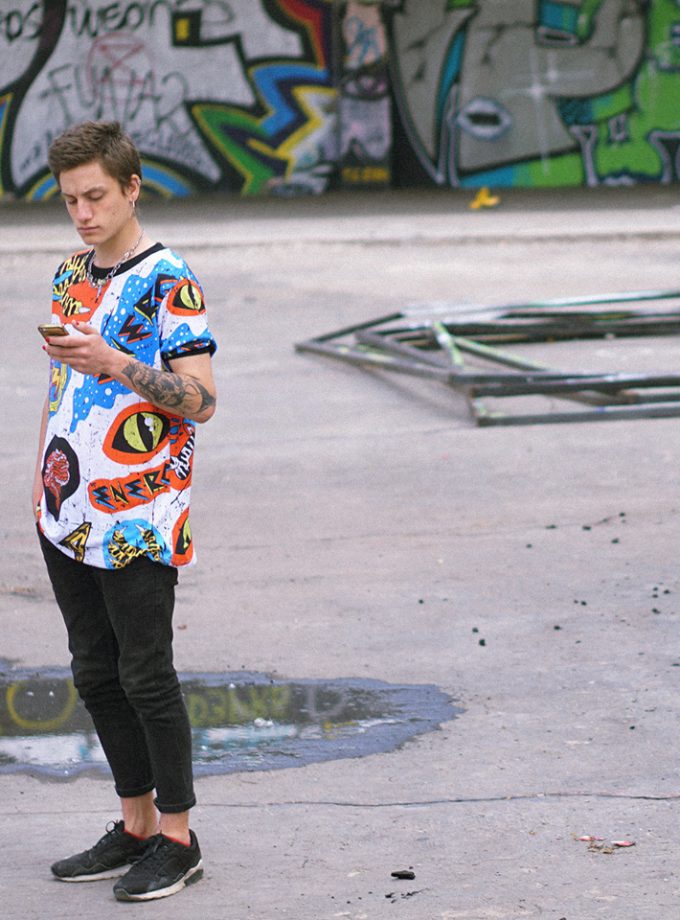 Polera Quantum Blanca