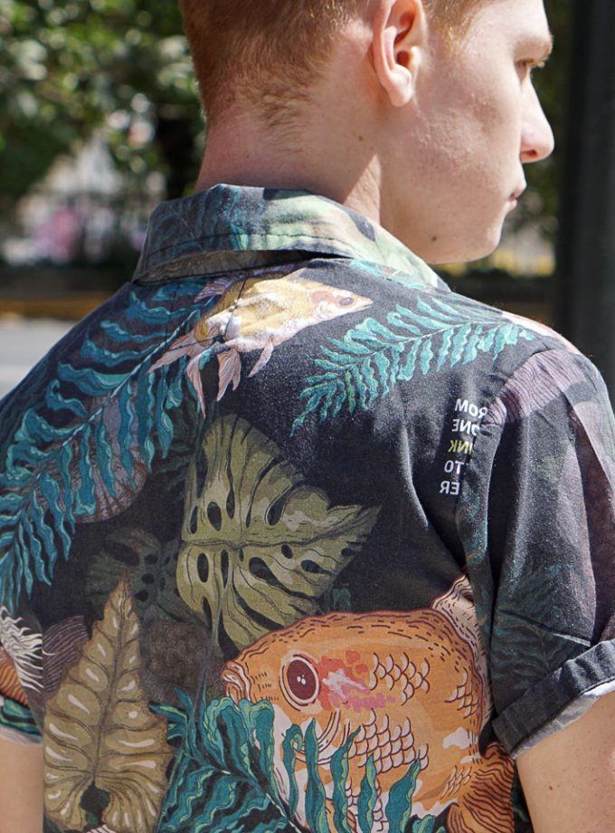 Camisa algodón nautilus