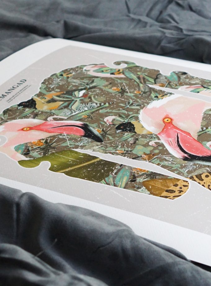 Poster espalda Puna Andina / En papel o enmarcado / 50x70cm