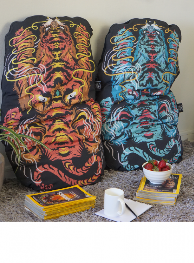 Cojín de suelo TigrElefante