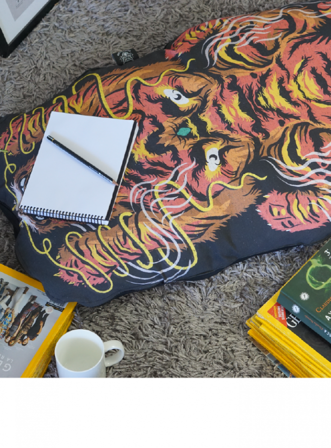 Cojín de suelo TigrElefante