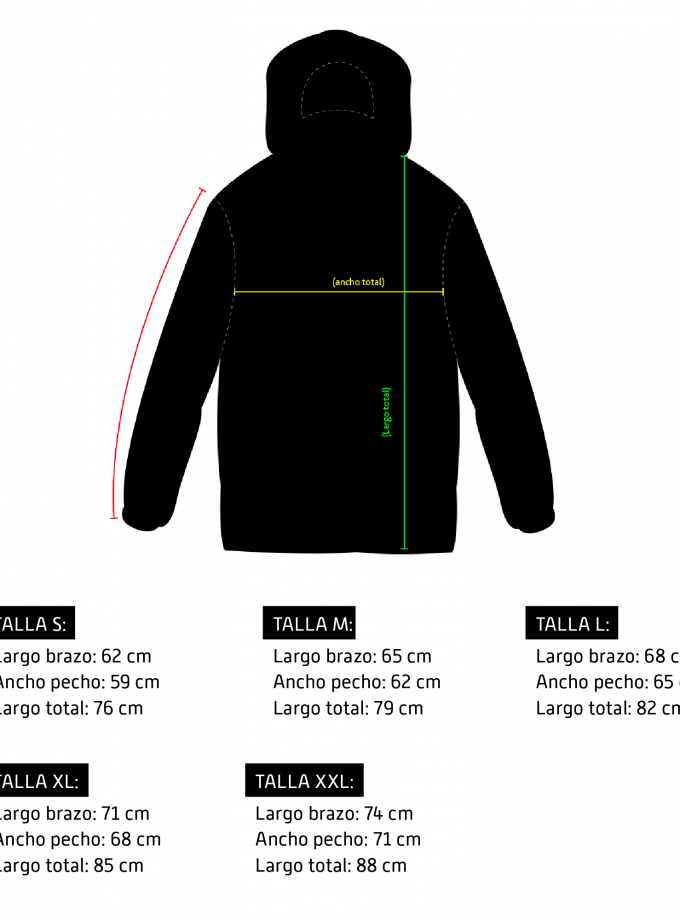 Chaqueta térmica algodón "Garza VS tigres"