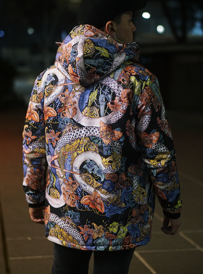 Chaqueta térmica algodón "Garza VS tigres"