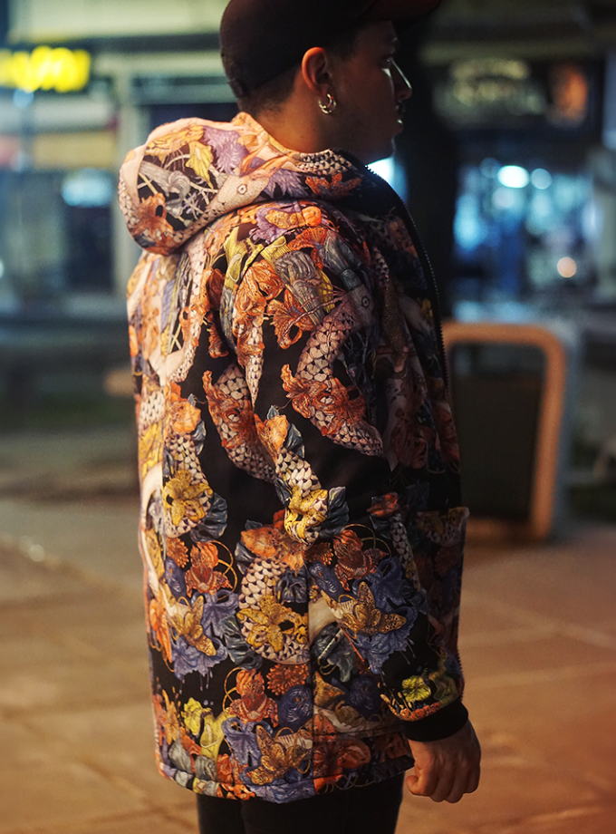 Chaqueta térmica algodón "Garza VS tigres"