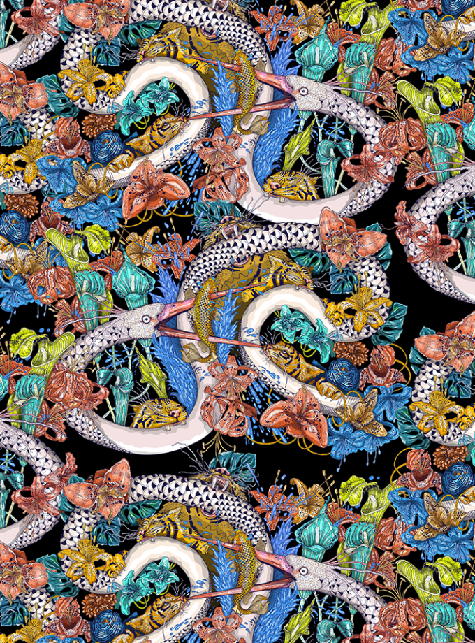 Chaqueta térmica algodón "Garza VS tigres"