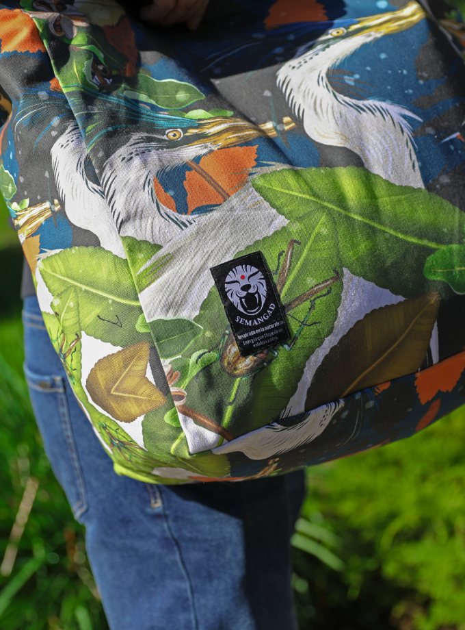 Tote Garzas - 100% algodón